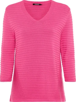 Olsen Damen Strickpullover - Henny in pink