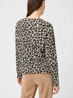 Olsen Damen T-Shirt in beige - Ausschnitt: Rundhals