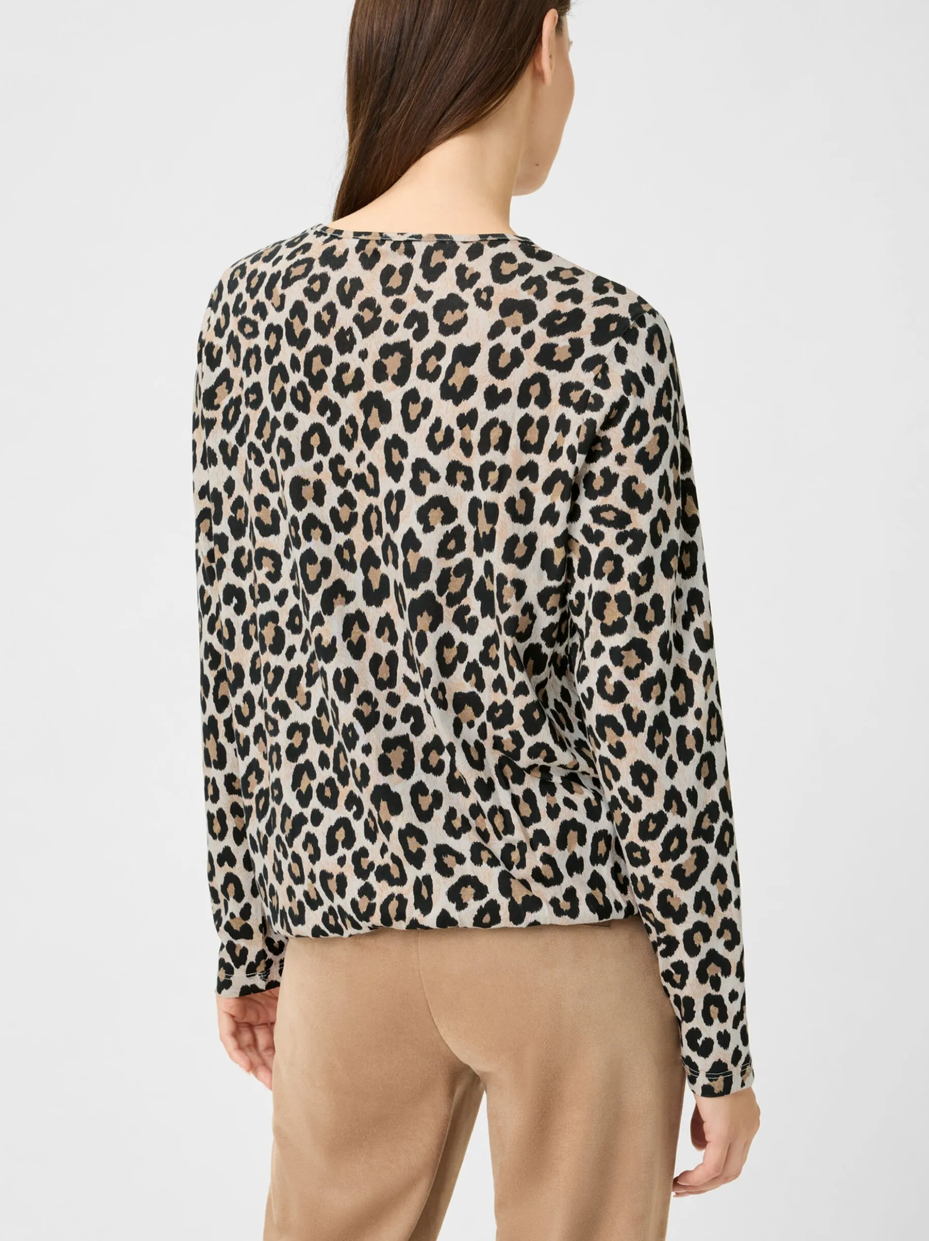 Olsen Damen T-Shirt in beige - Ausschnitt: Rundhals