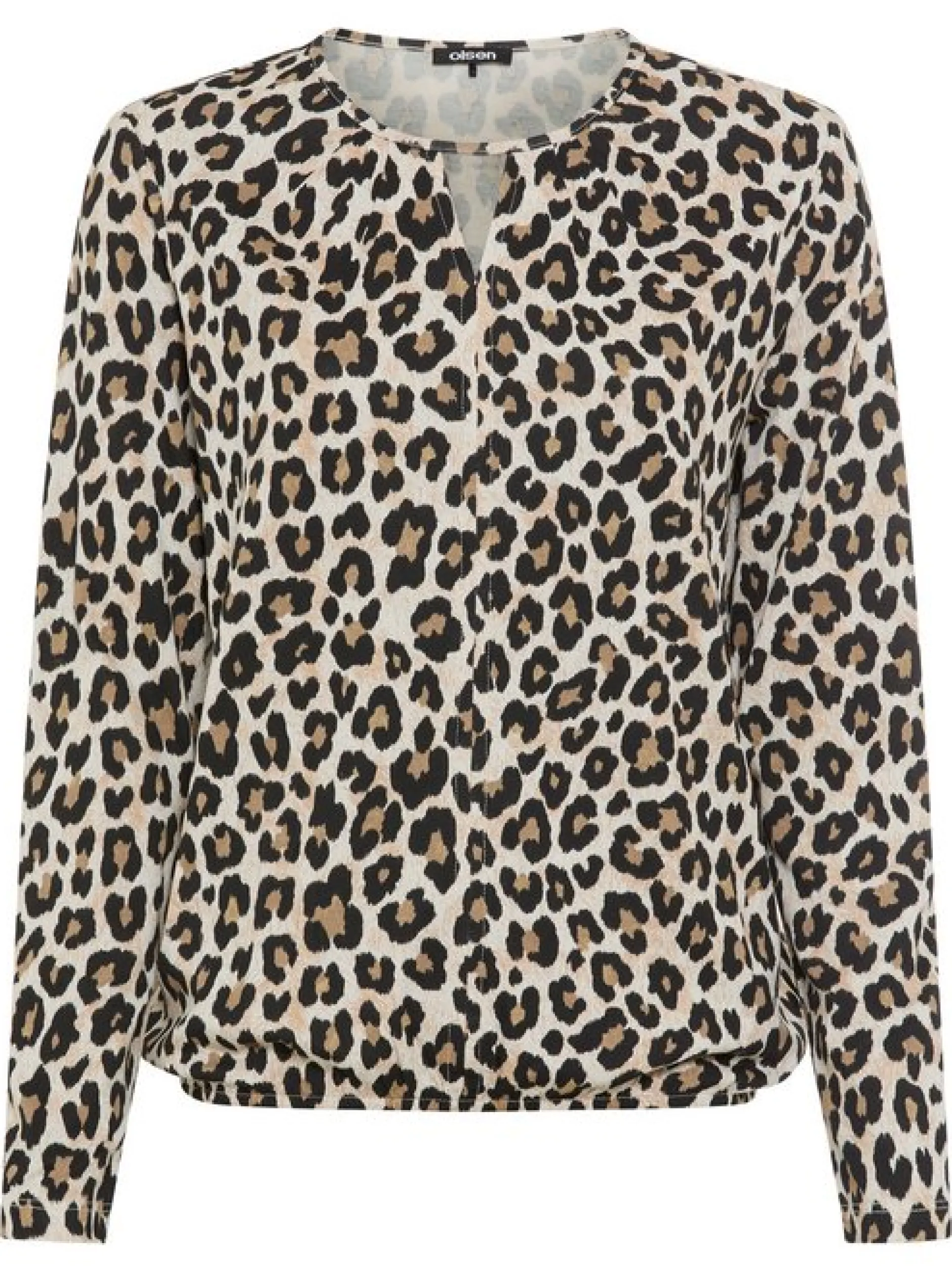 Olsen Damen T-Shirt in beige - Ausschnitt: Rundhals
