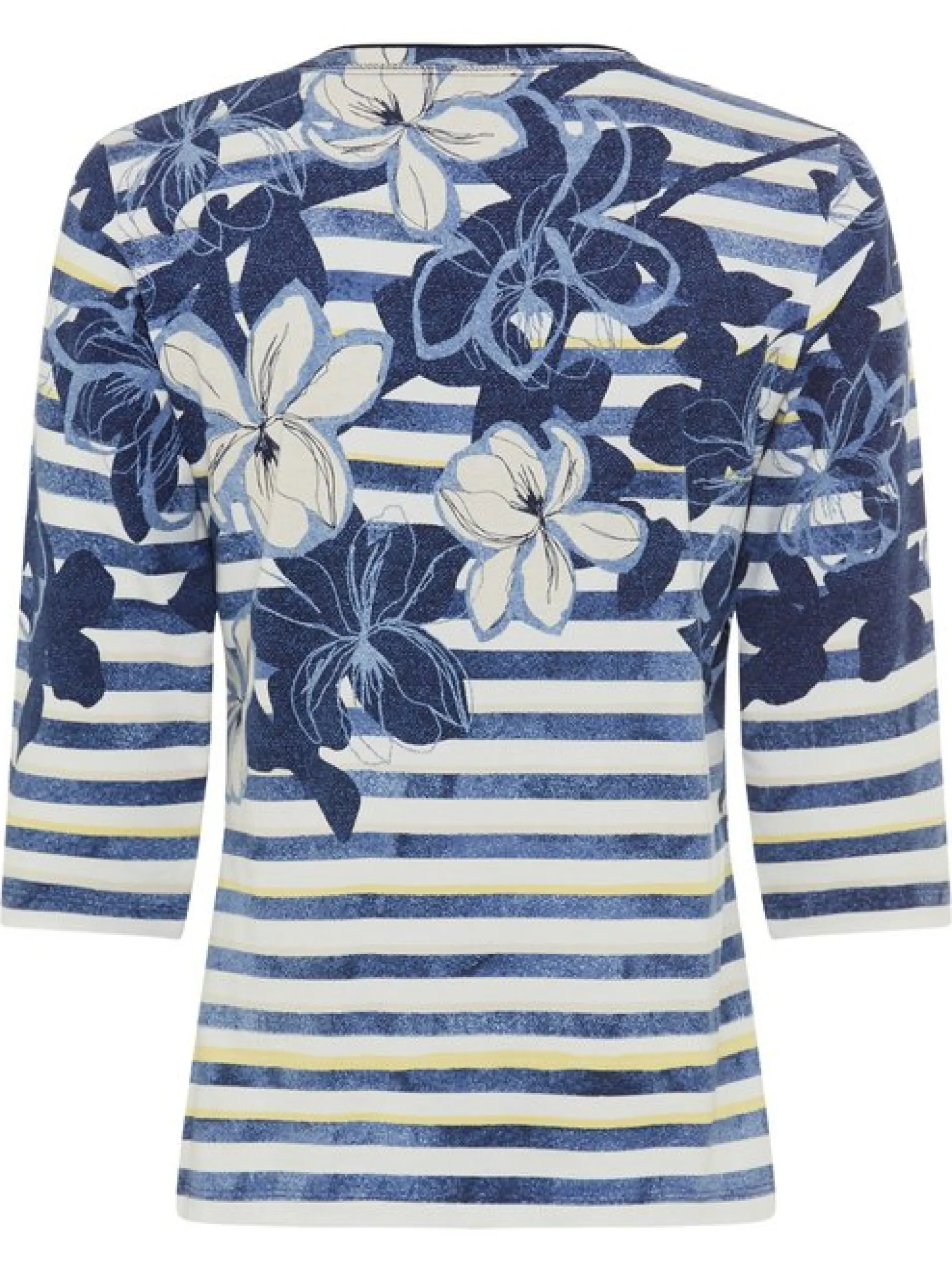 Olsen Damen T-Shirt in blau - Ausschnitt: Rundhals