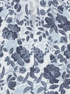 Olsen Damen T-Shirt in indigo - Ausschnitt: Rundhals