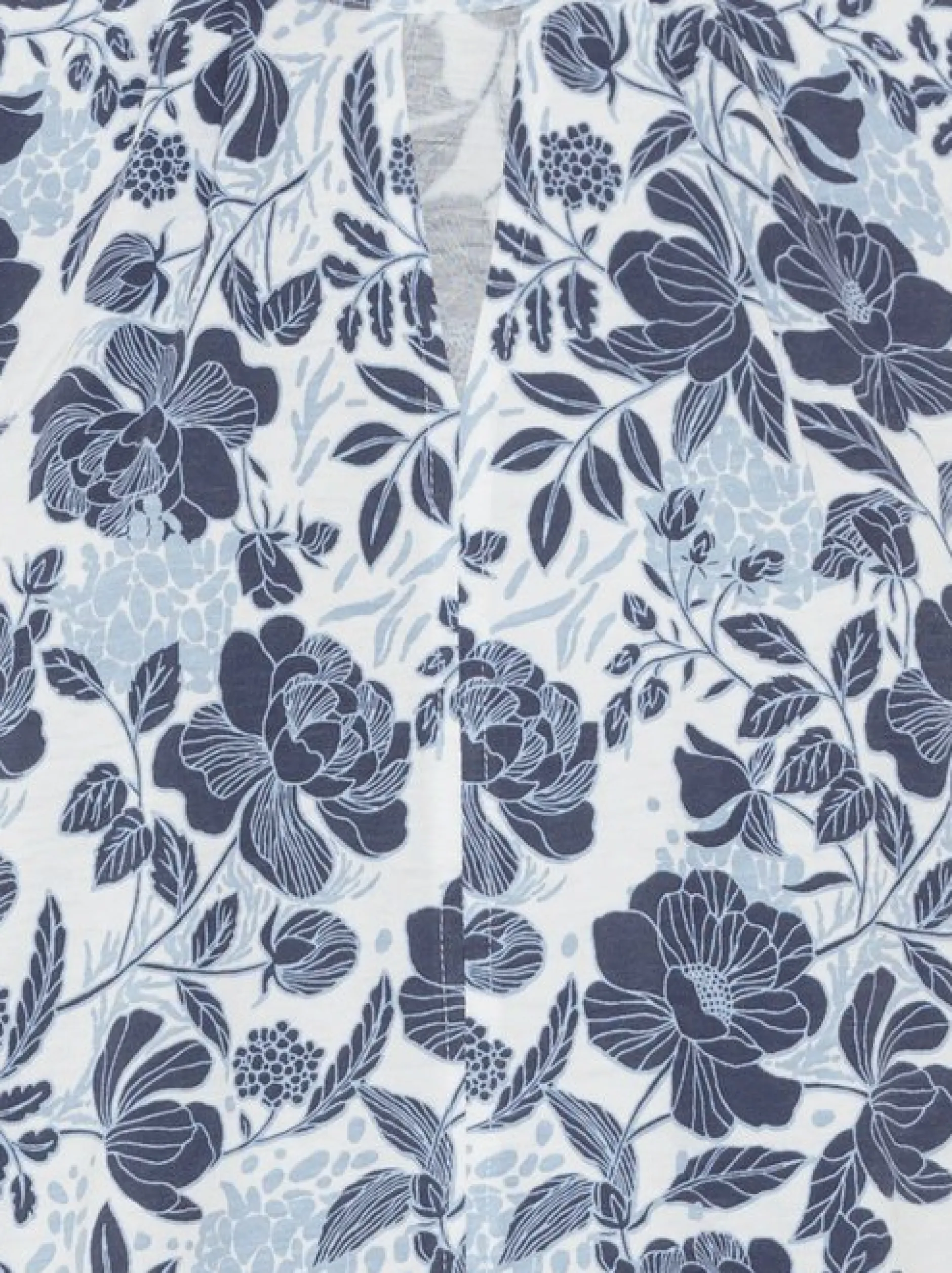 Olsen Damen T-Shirt in indigo - Ausschnitt: Rundhals