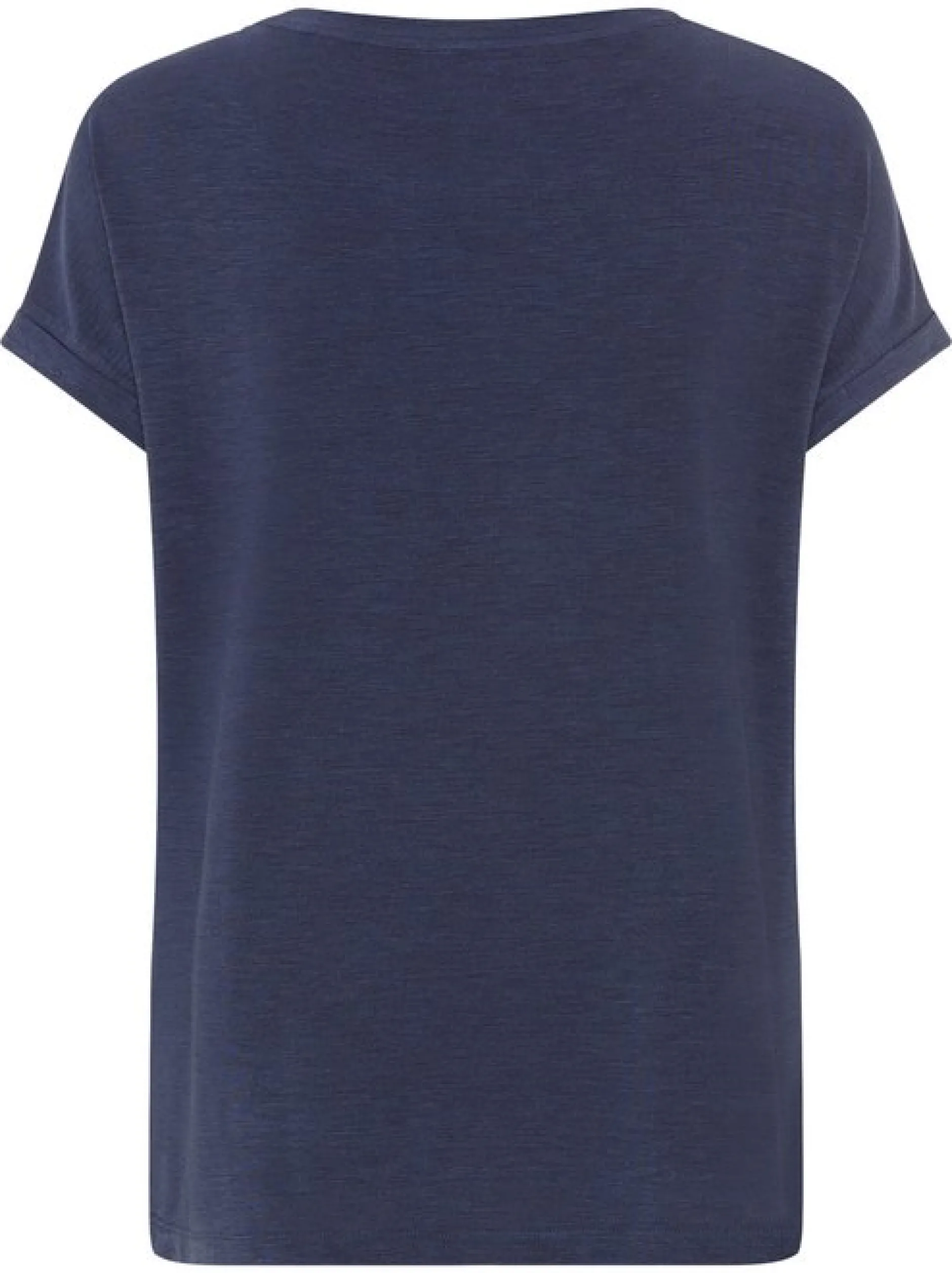 Olsen Damen T-Shirt in indigo - Ausschnitt: Rundhals