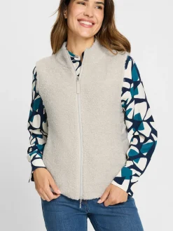 Olsen Damen Weste in beige