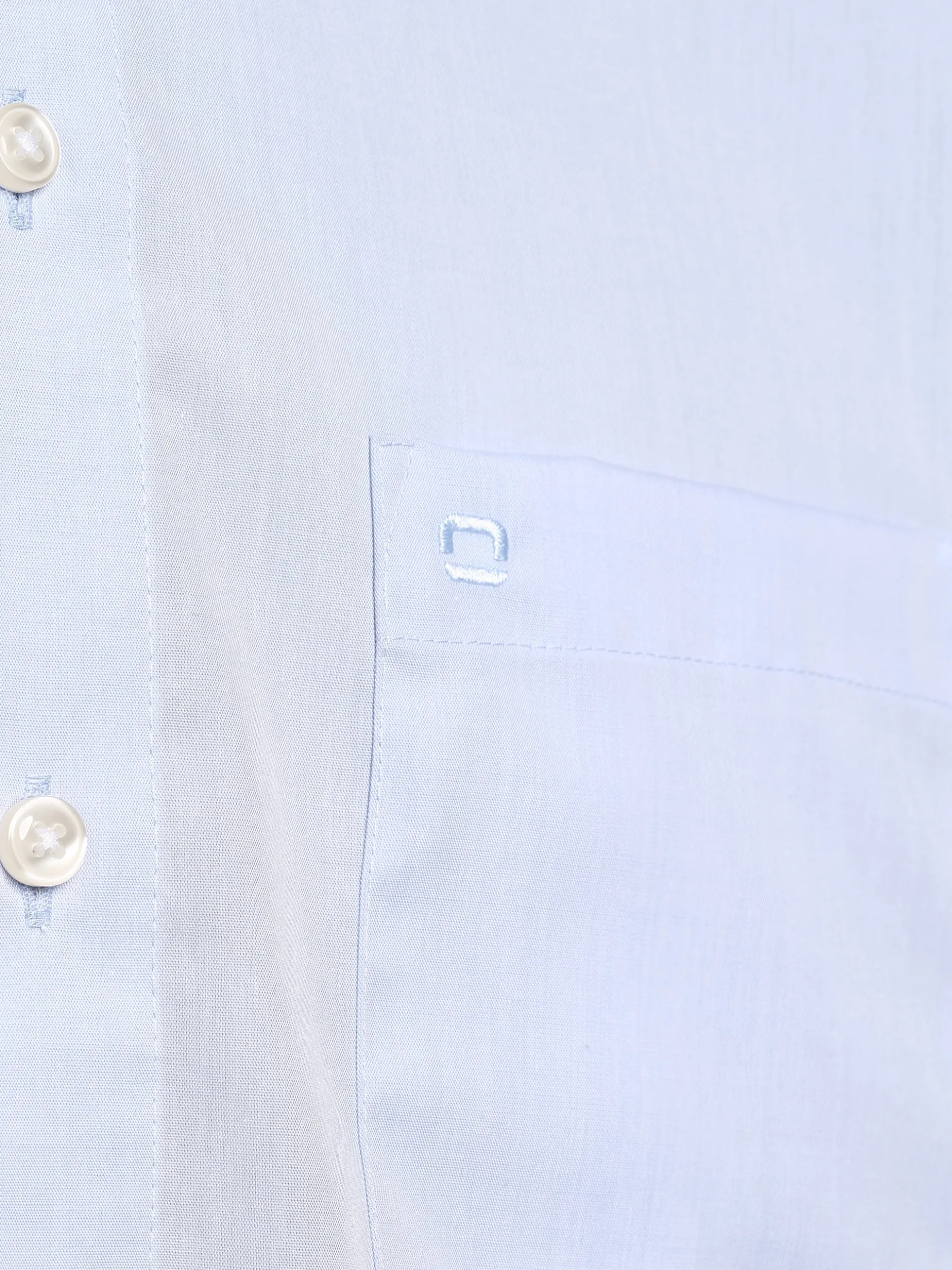 OLYMP Luxor modern fit Herren Hemd - Extrakurze Ärmel in hellblau
