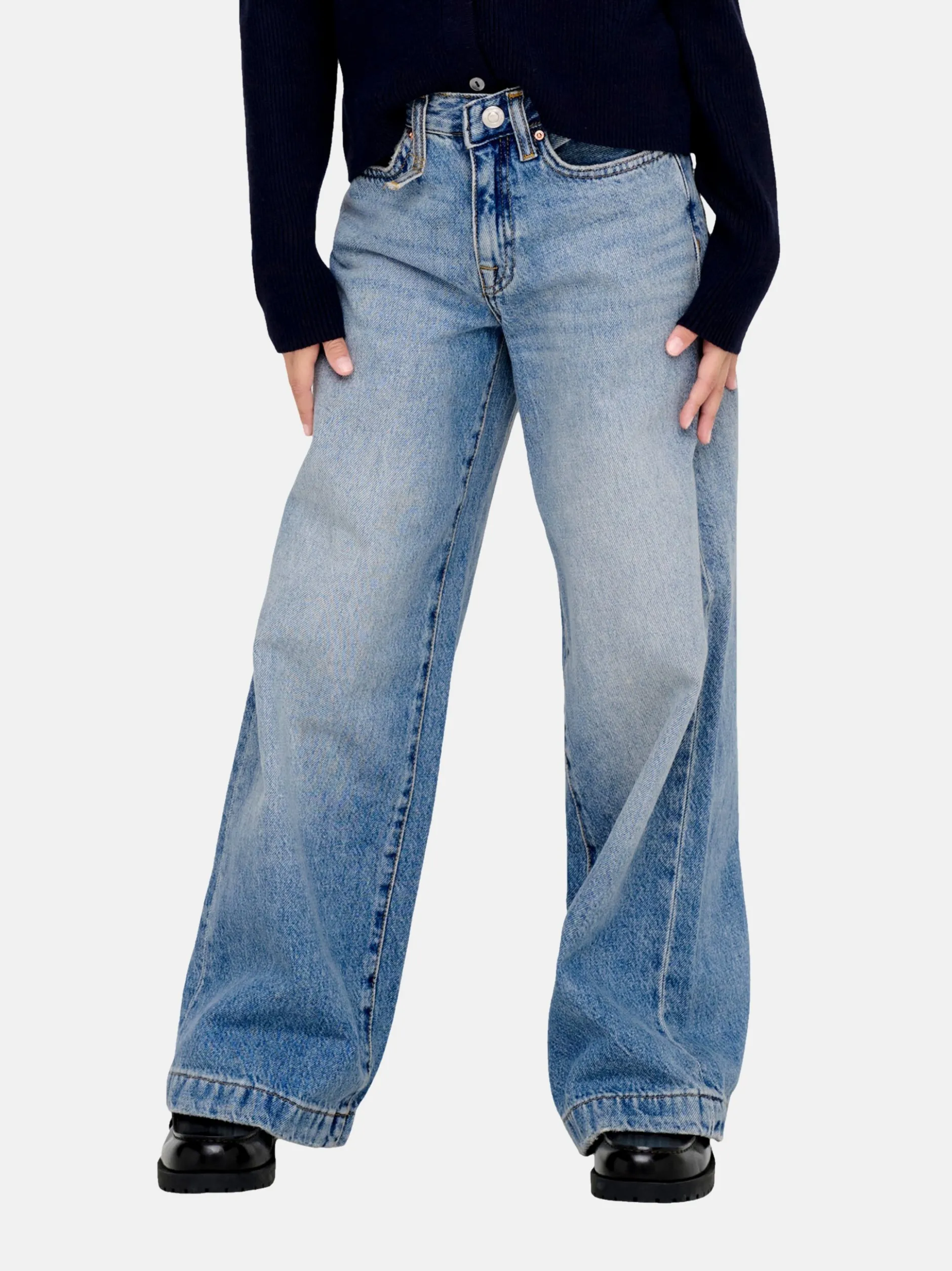 Only Kids Mädchen Hose in blau