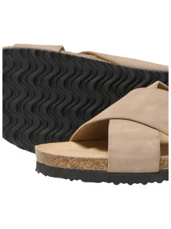 Only Shoes Damen Pantolette in beige