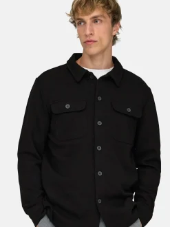 Only&Sons Herren Hemdjacke - 2er Pack Newkodyl in hellgrau
