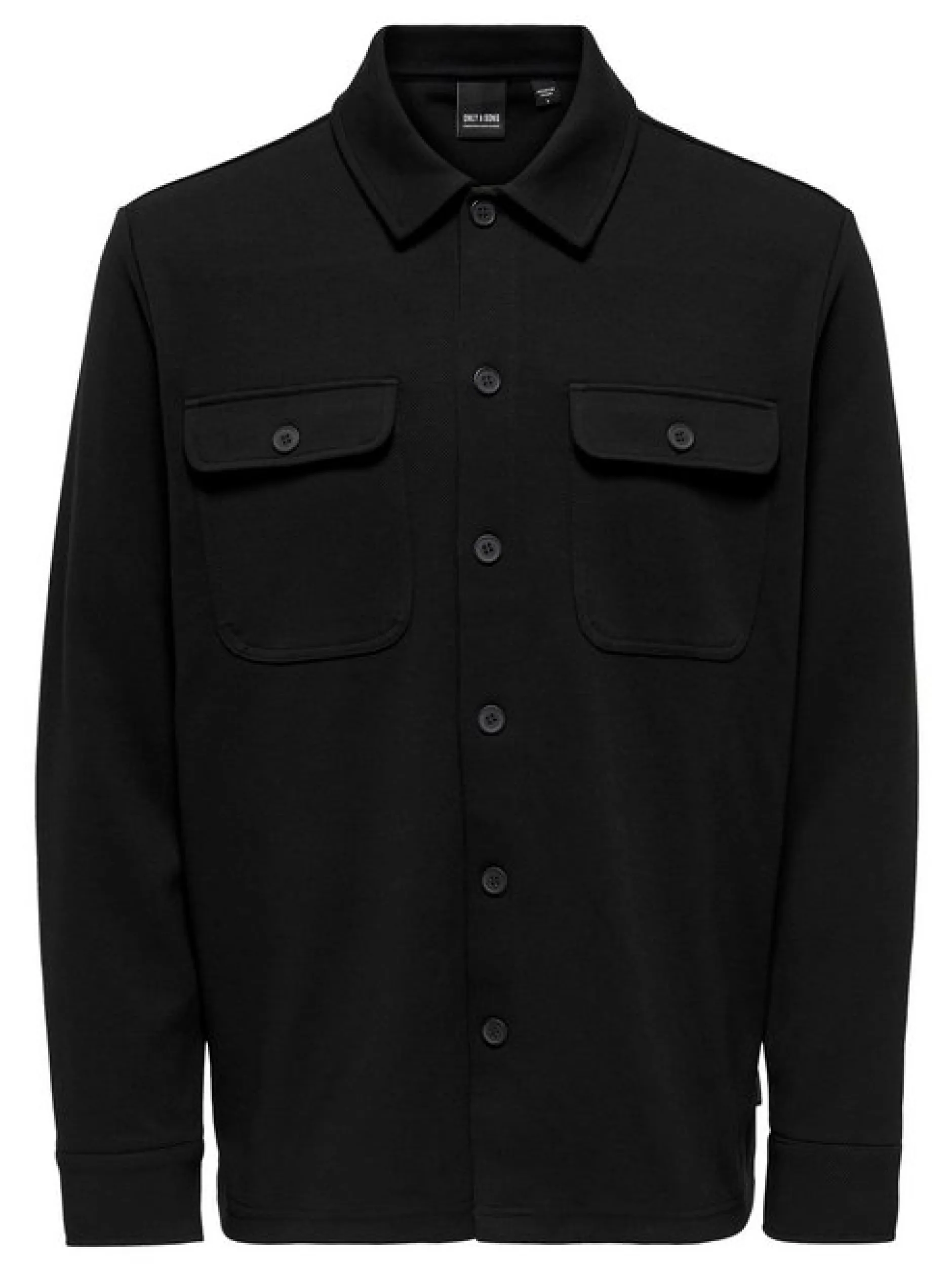 Only&Sons Herren Hemdjacke - Newkodyl in schwarz