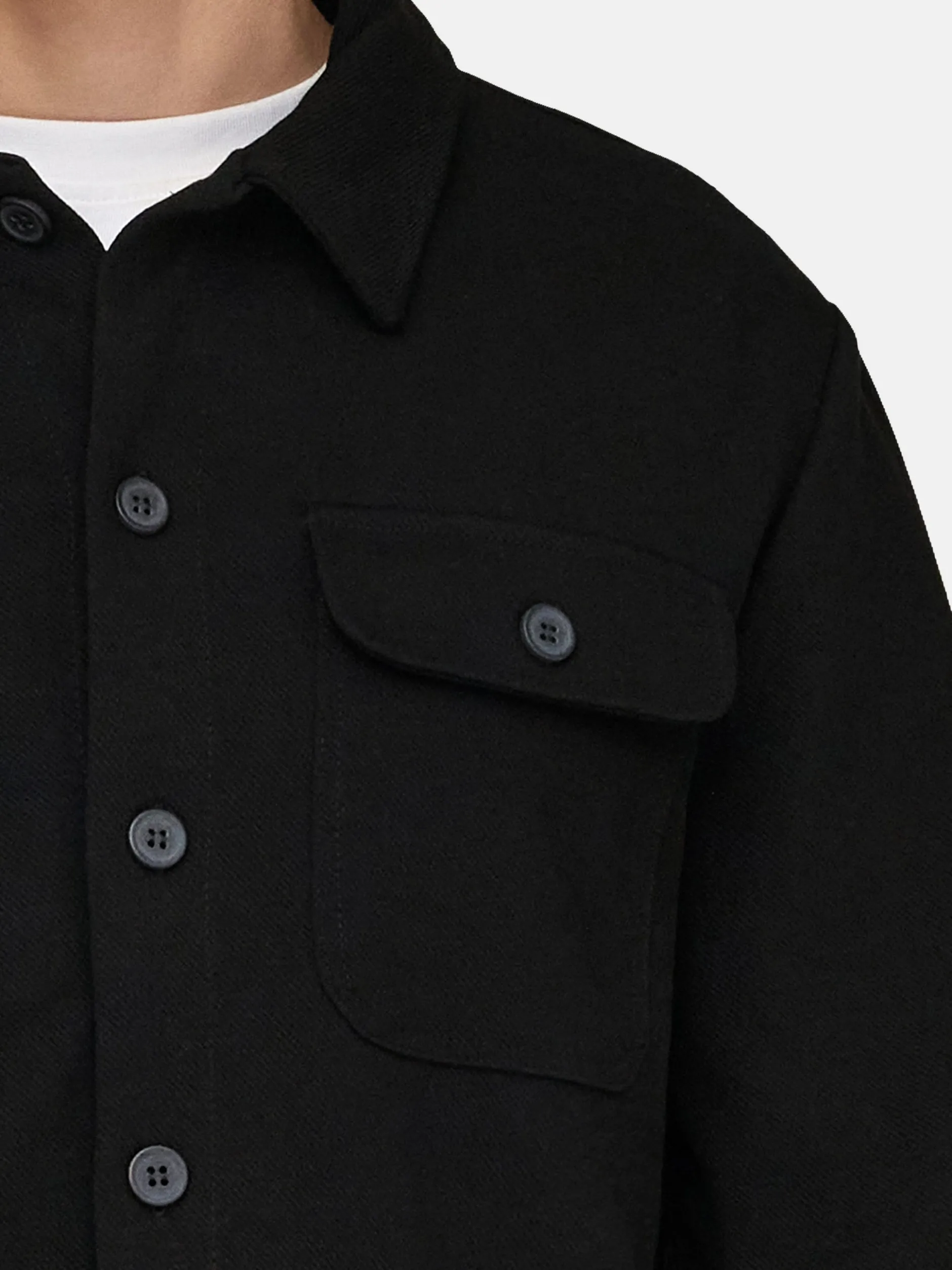 Only&Sons Herren Hemdjacke - Newkodyl in schwarz