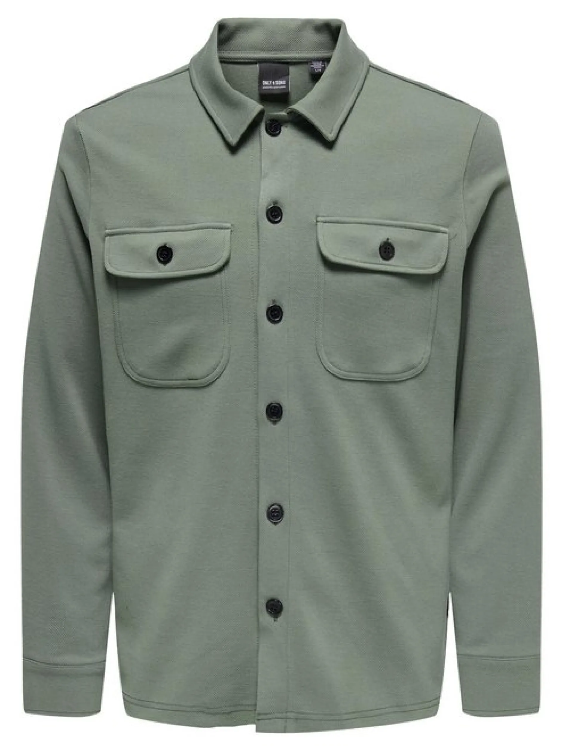 Only&Sons Herren Hemdjacke - Newkodyl in grün