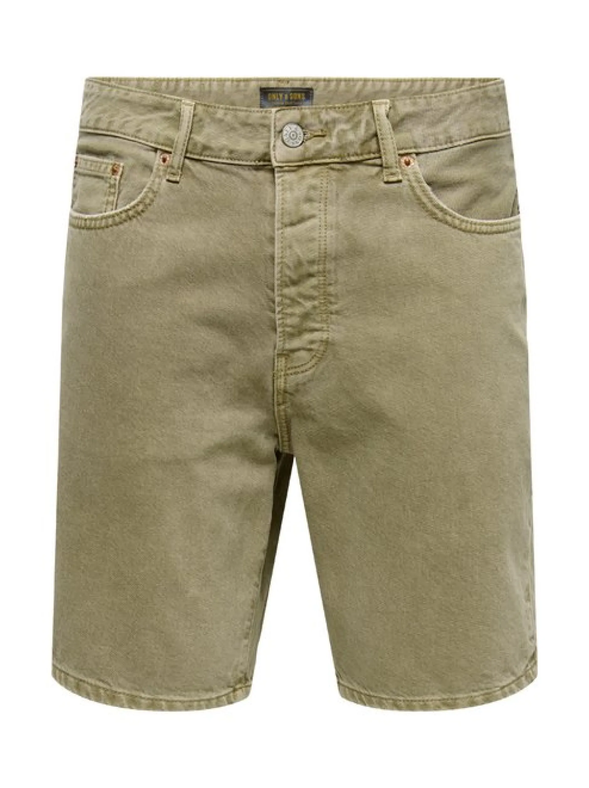 Only&Sons Herren Jeansshorts in khaki