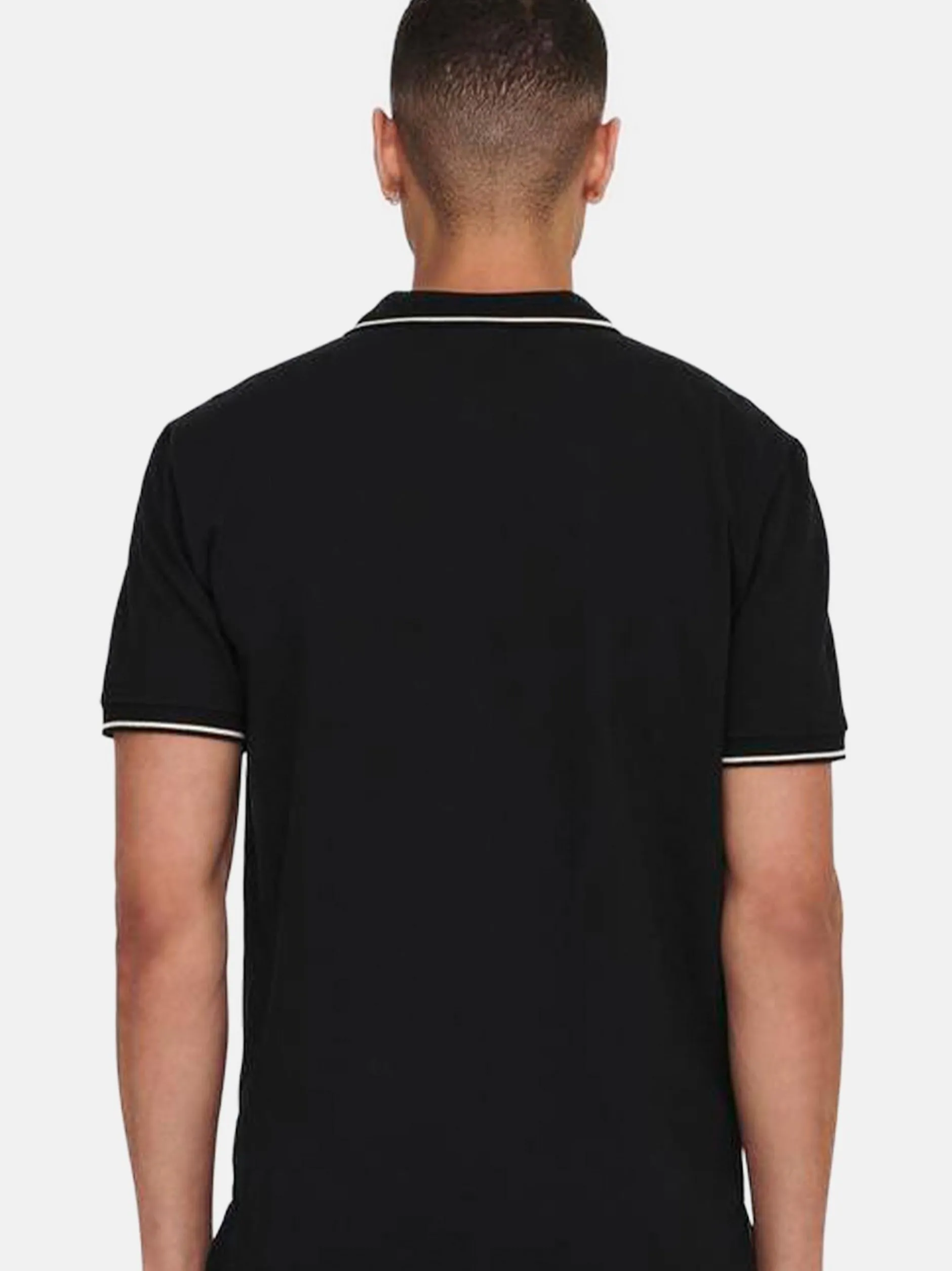 Only&Sons Herren Poloshirt - Onsefletcher in schwarz