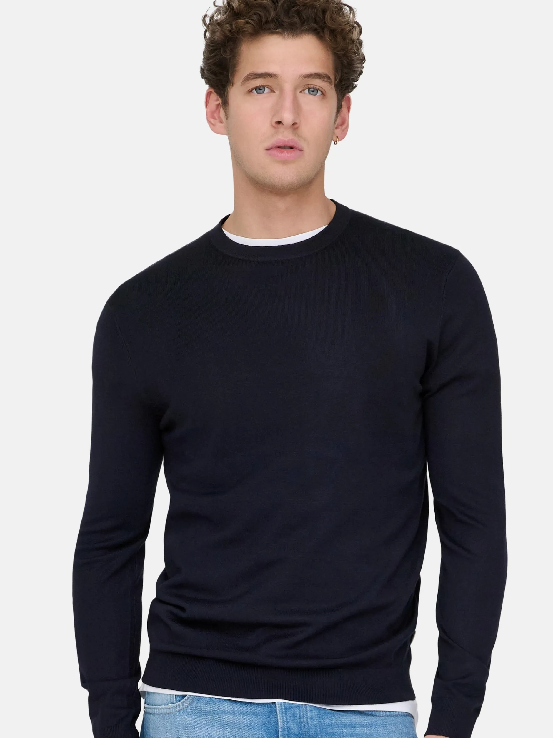 Only&Sons Herren Pullover - 2er Pack Wyler in blau