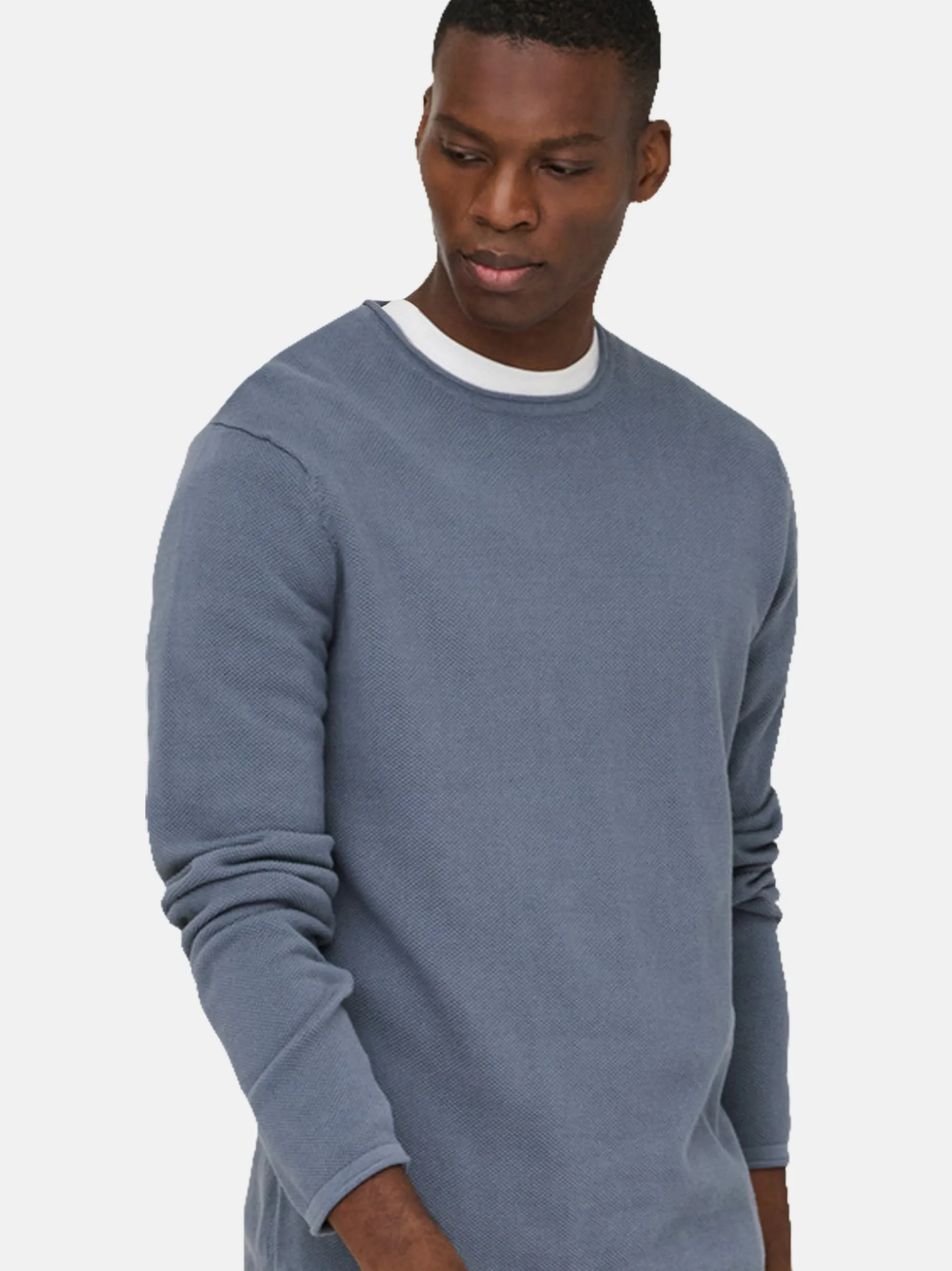 Only&Sons Herren Pullover - 2er Pack Felix in blau