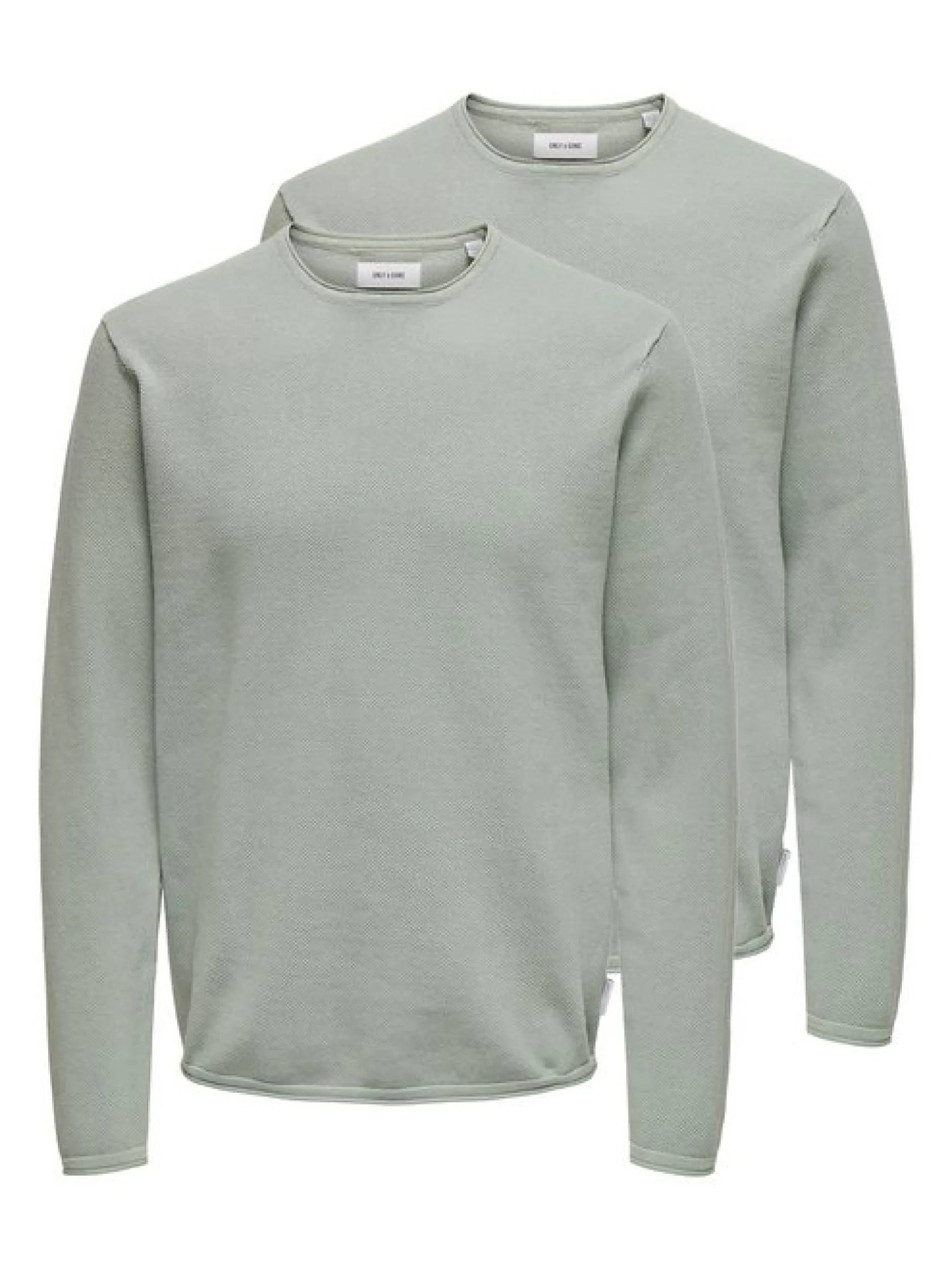 Only&Sons Herren Pullover - 2er Pack Felix in grün