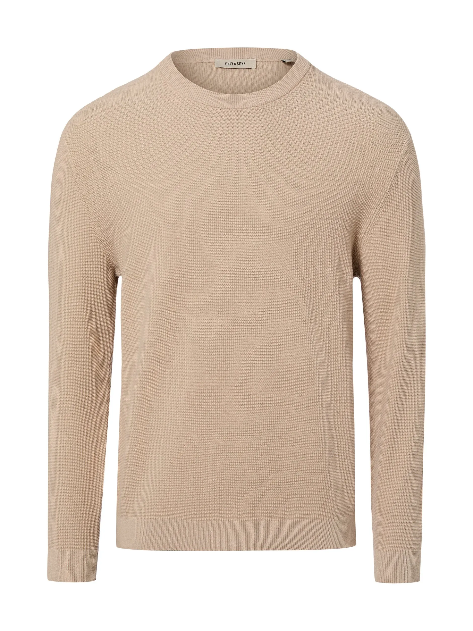 Only&Sons Herren Strickpullover - ONStoney in taupe