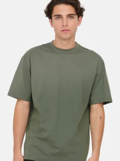 Only&Sons Herren T-Shirt - 2er Pack Onsfred in grün