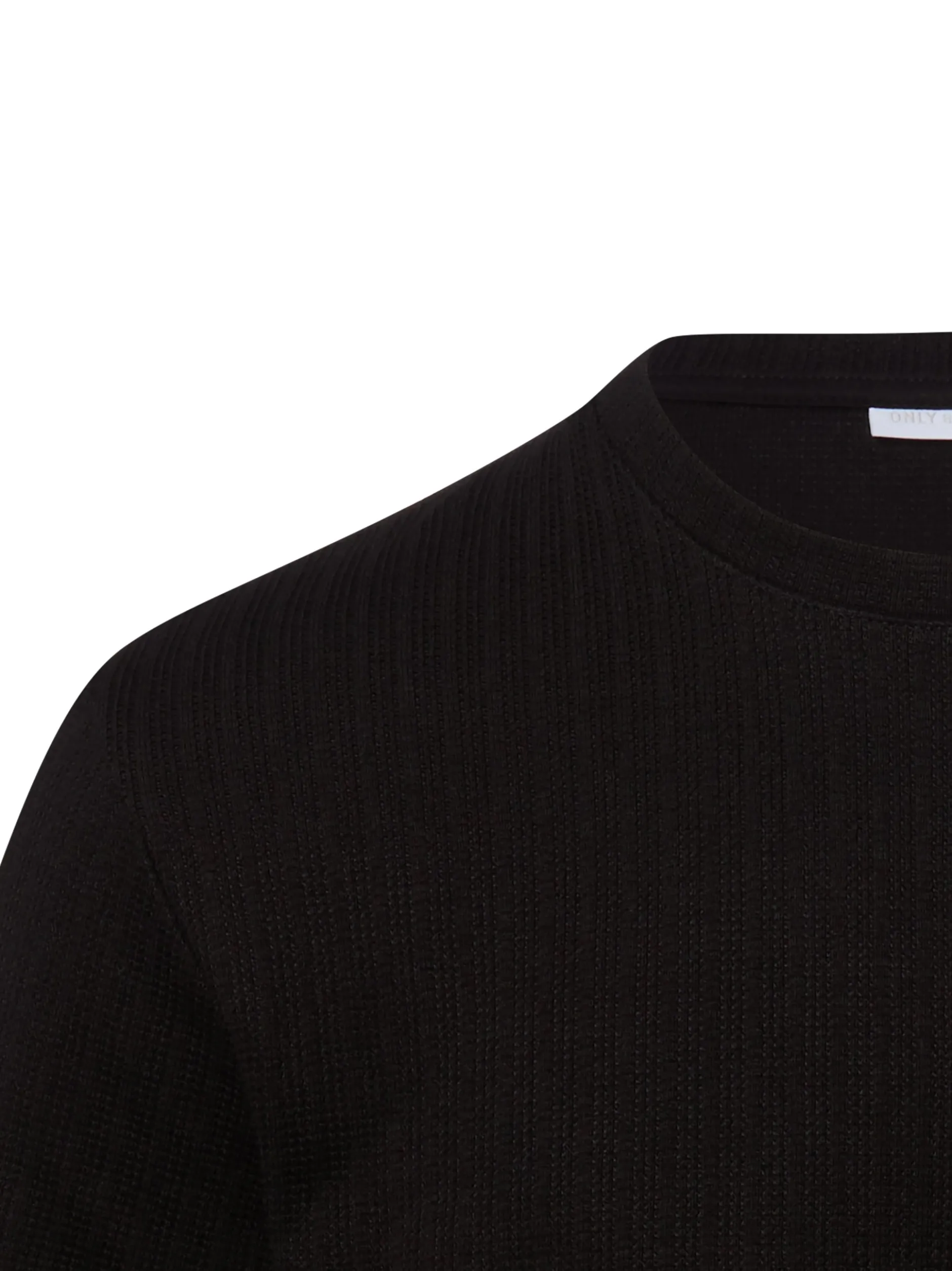Only&Sons Herren T-Shirt in schwarz - Ärmel: kurzarm