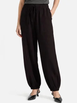 Opus Damen Ballonhose - Myha Oasis in schwarz