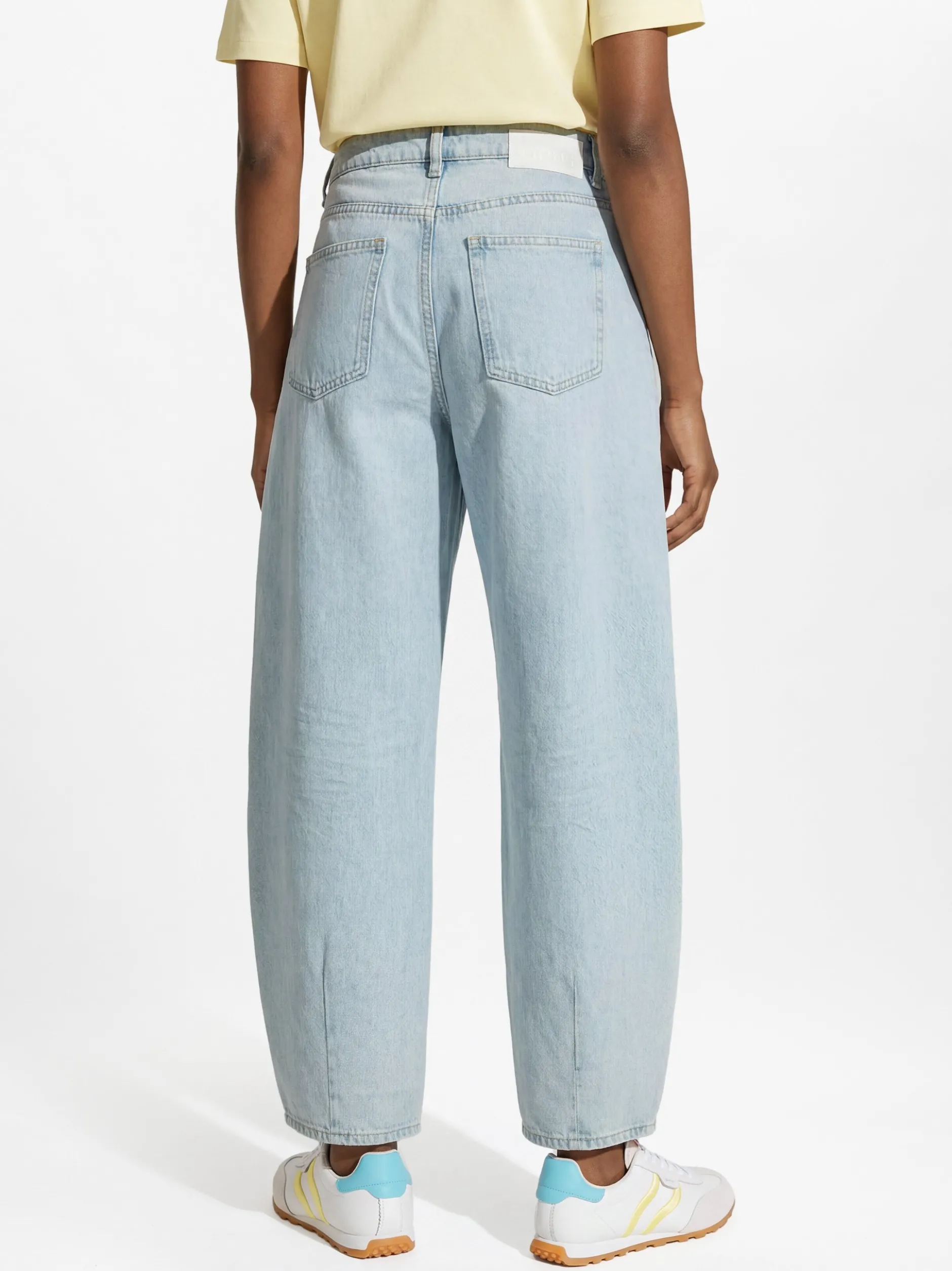 Opus Damen Barrel Jeans - Lolah breath in bleached