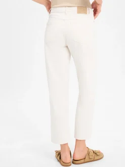 Opus Damen Barrel Jeans - Lolah in sand