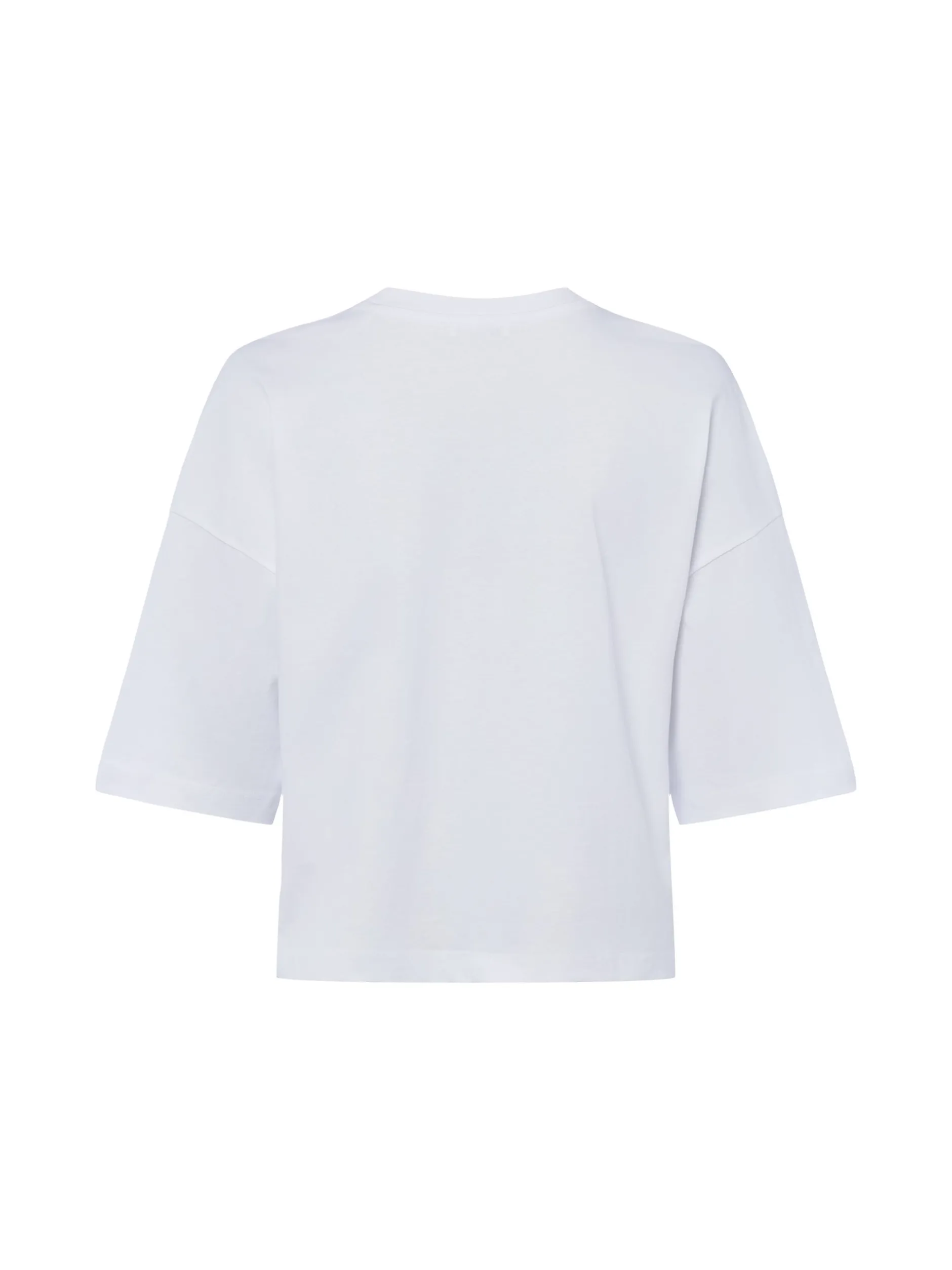 Opus Damen Baumwollshirt - Sarenzi in weiß