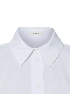 Opus Damen Bluse - Foreen in weiß - Ärmel: ohne Arm
