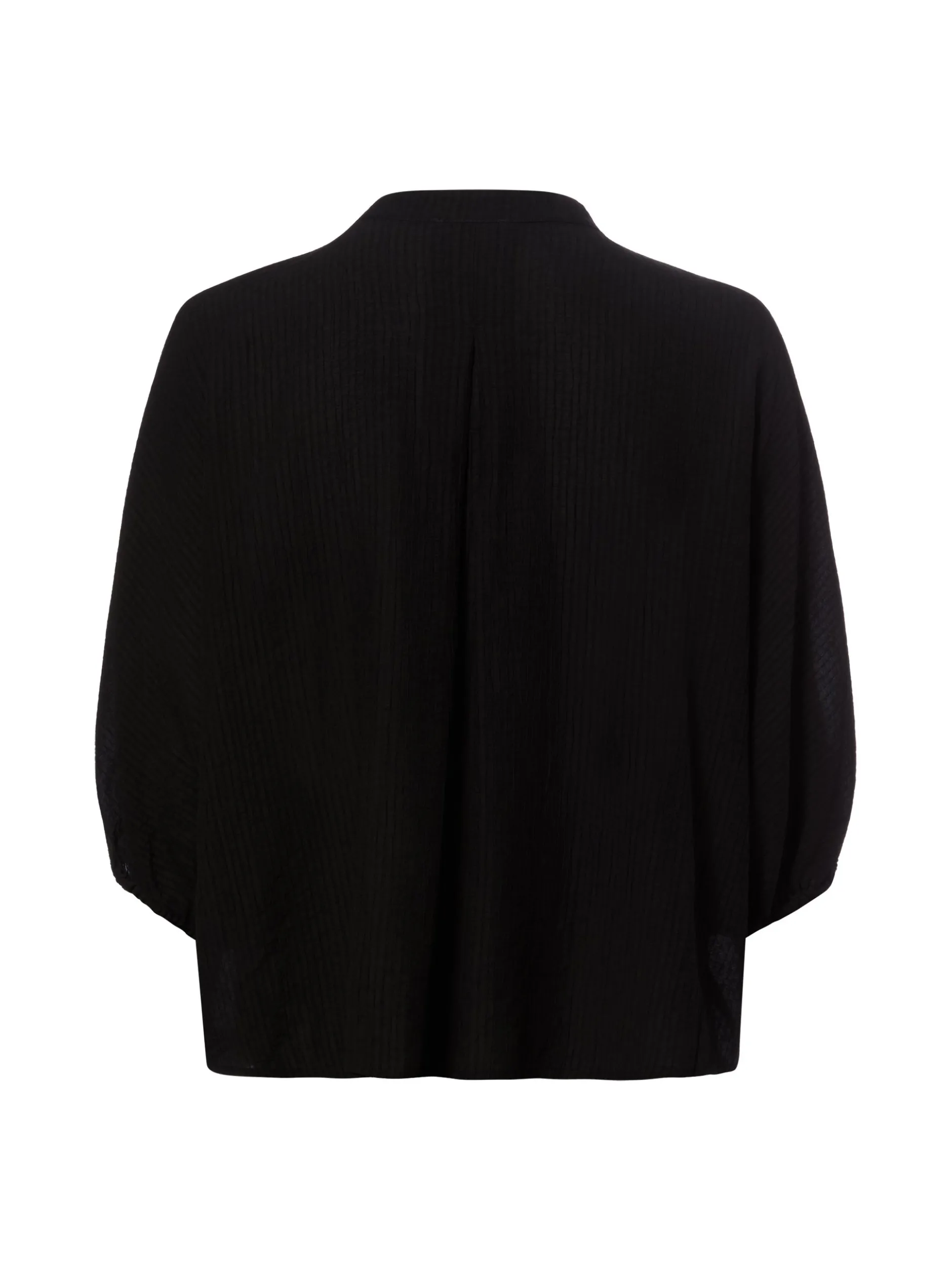 Opus Damen Bluse - Fylora in schwarz - Ärmel: 3/4 Arm