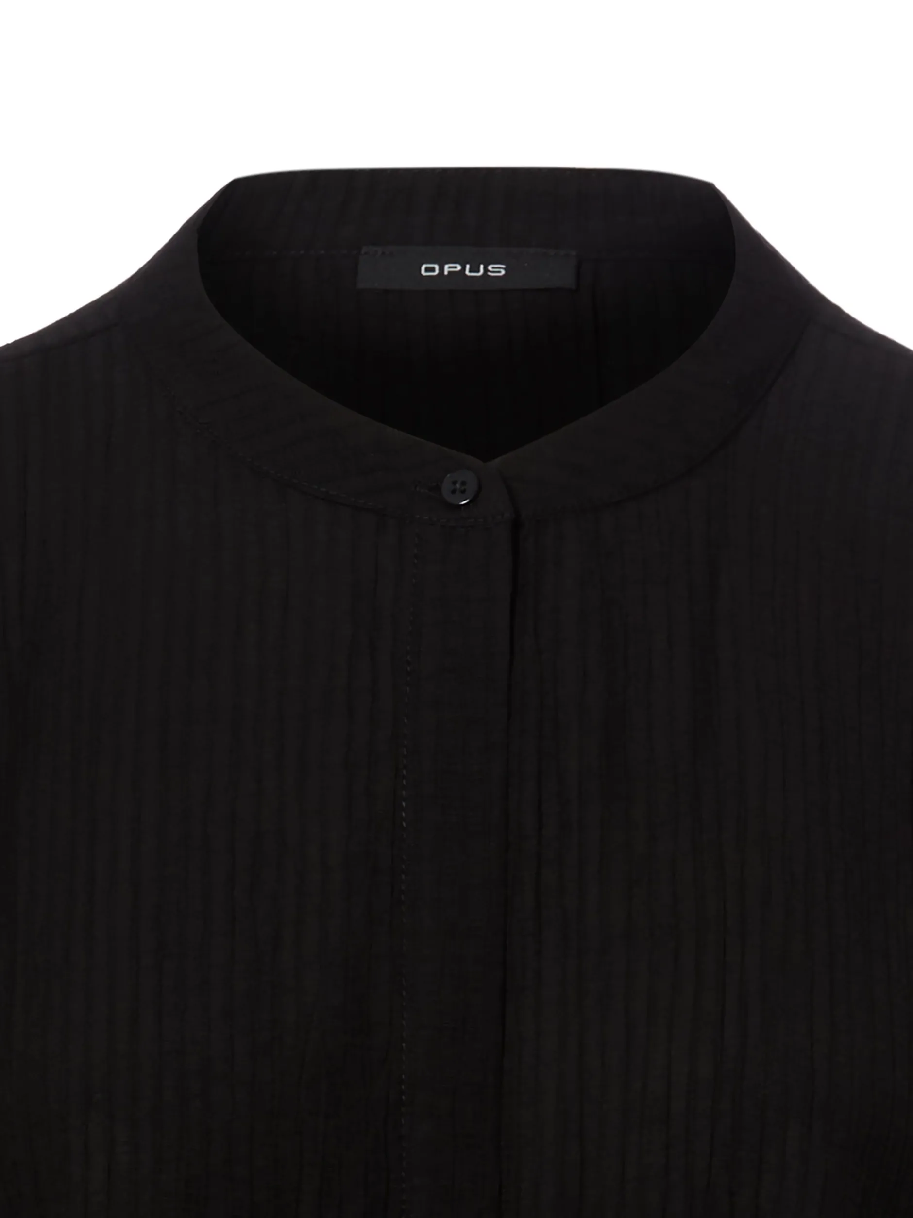 Opus Damen Bluse - Fylora in schwarz - Ärmel: 3/4 Arm