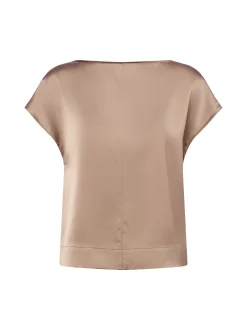 Opus Damen Blusentop in taupe roségold