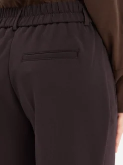 Opus Damen Bundfaltenhose - Meeri city in schoko