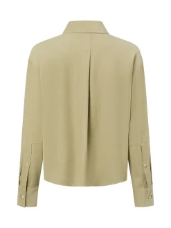 Opus Damen Hemdbluse - Frone in lind - Ärmel: langarm
