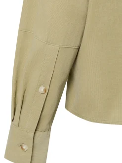 Opus Damen Hemdbluse - Frone in lind - Ärmel: langarm