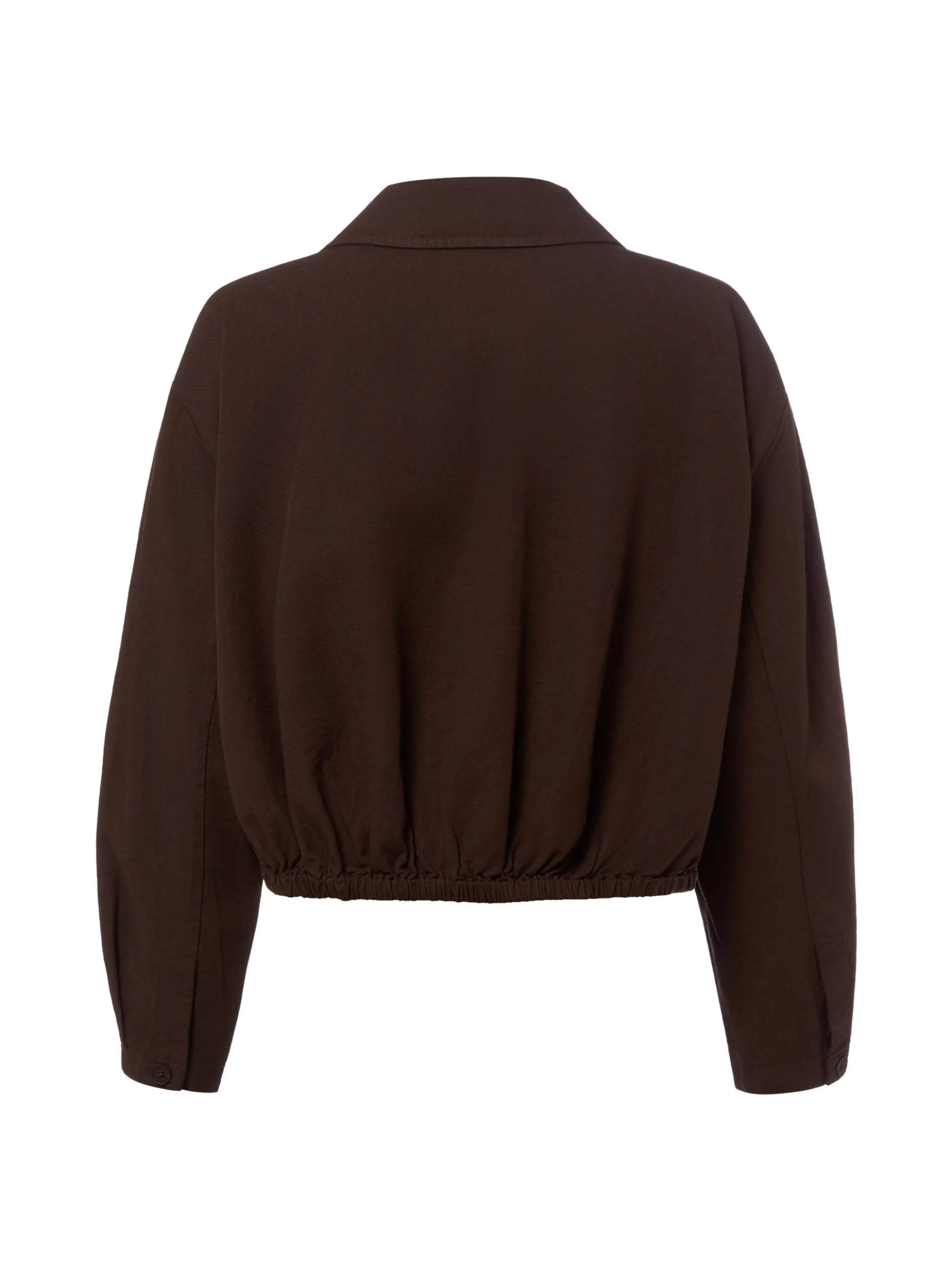 Opus Damen Hemdbluse mit Leinenanteil - Formente in mocca