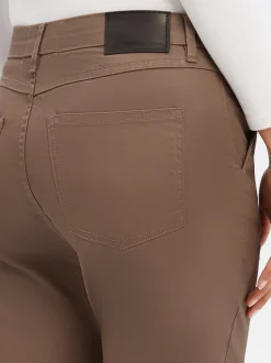 Opus Damen Hose - Ebbi in taupe - Länge: verkürzt