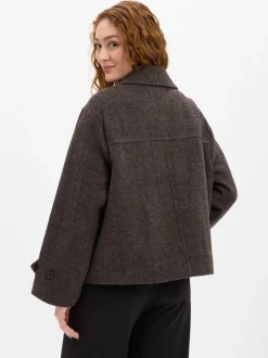 Opus Damen Jacke - Hallyn in kastanie