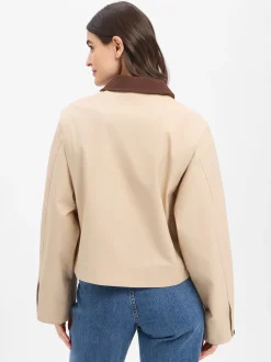 Opus Damen Jacke - Herakla in beige
