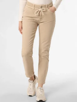 Opus Damen Jeans - Louis in beige - Länge: lang