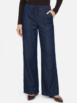 Opus Damen Jeans - Melane line in dark stone