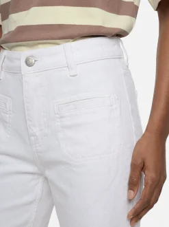 Opus Damen Jeans - Miva urban in weiß - Länge: lang