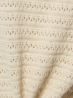 Opus Damen Kurzarm-Strickpullover - Garakino in sand