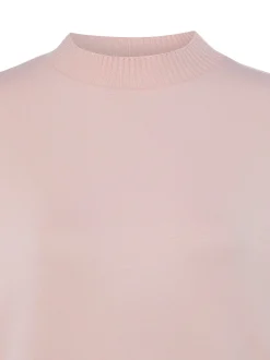 Opus Damen Kurzarm-Sweatshirt - Galita in rosa
