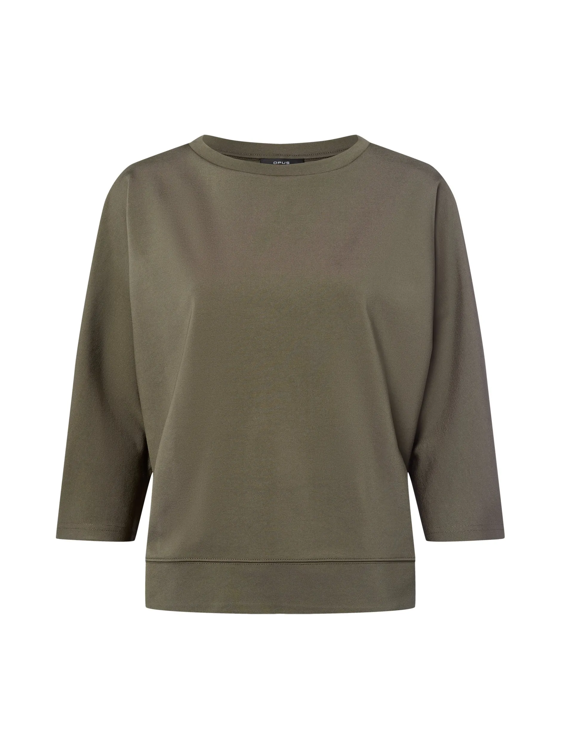 Opus Damen Langarmshirt - Salane in oliv