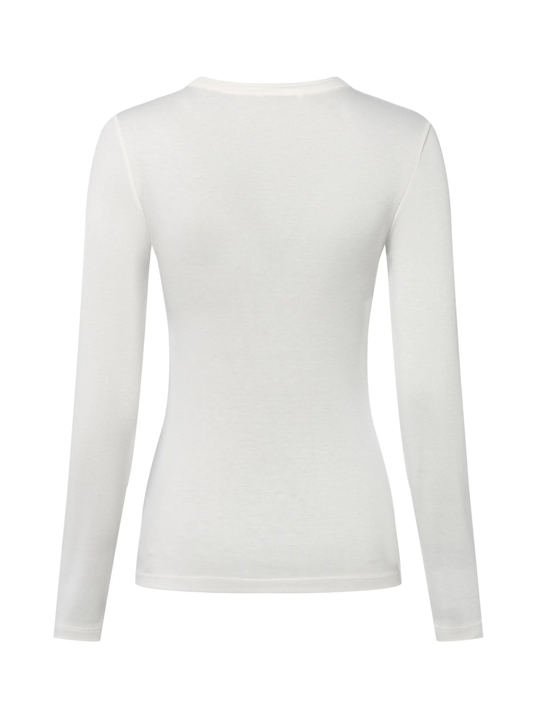 Opus Damen Langarmshirt - Sifa in ecru - Ärmel: langarm