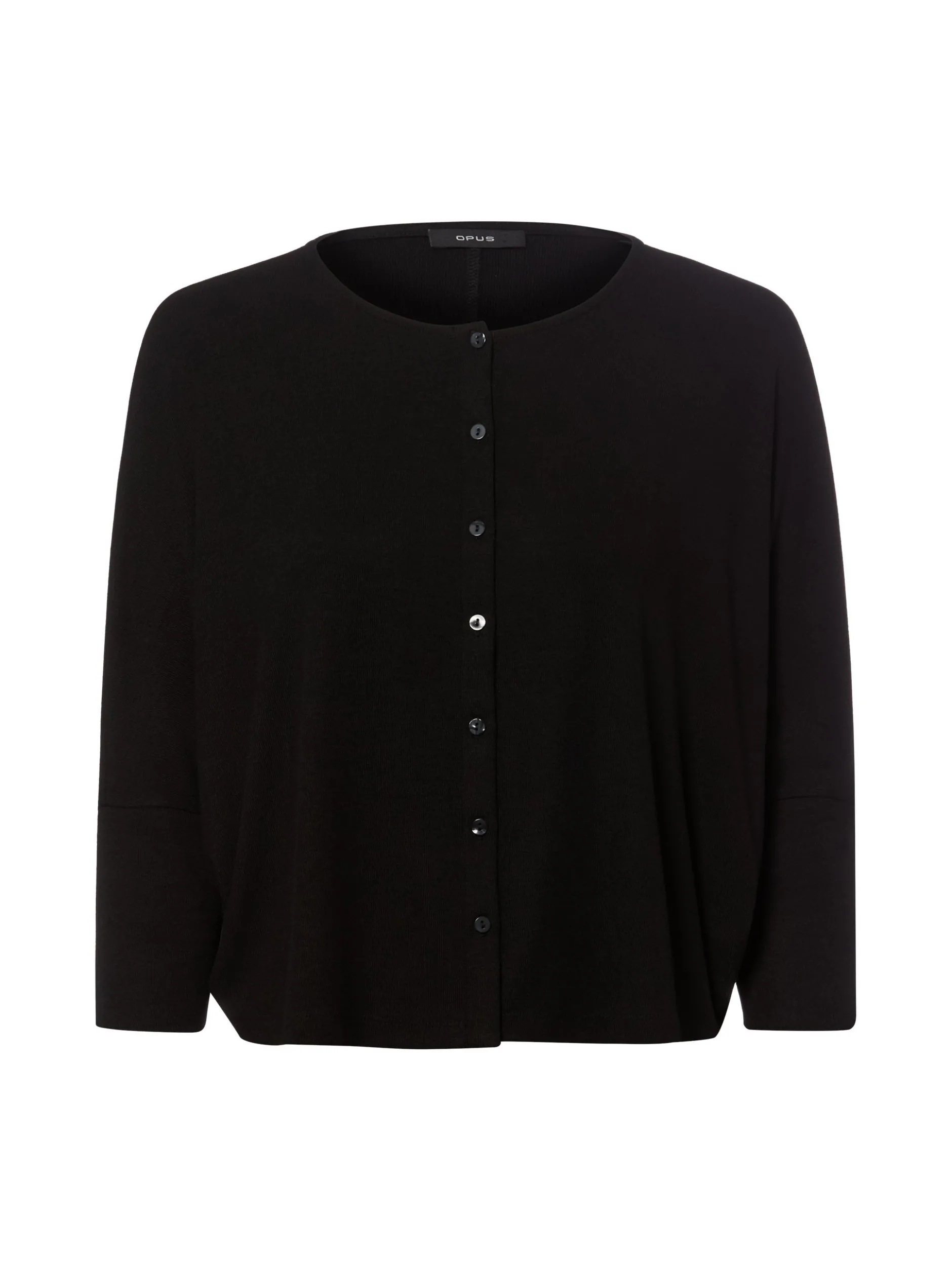 Opus Damen Langarmshirt - Sigefi in schwarz