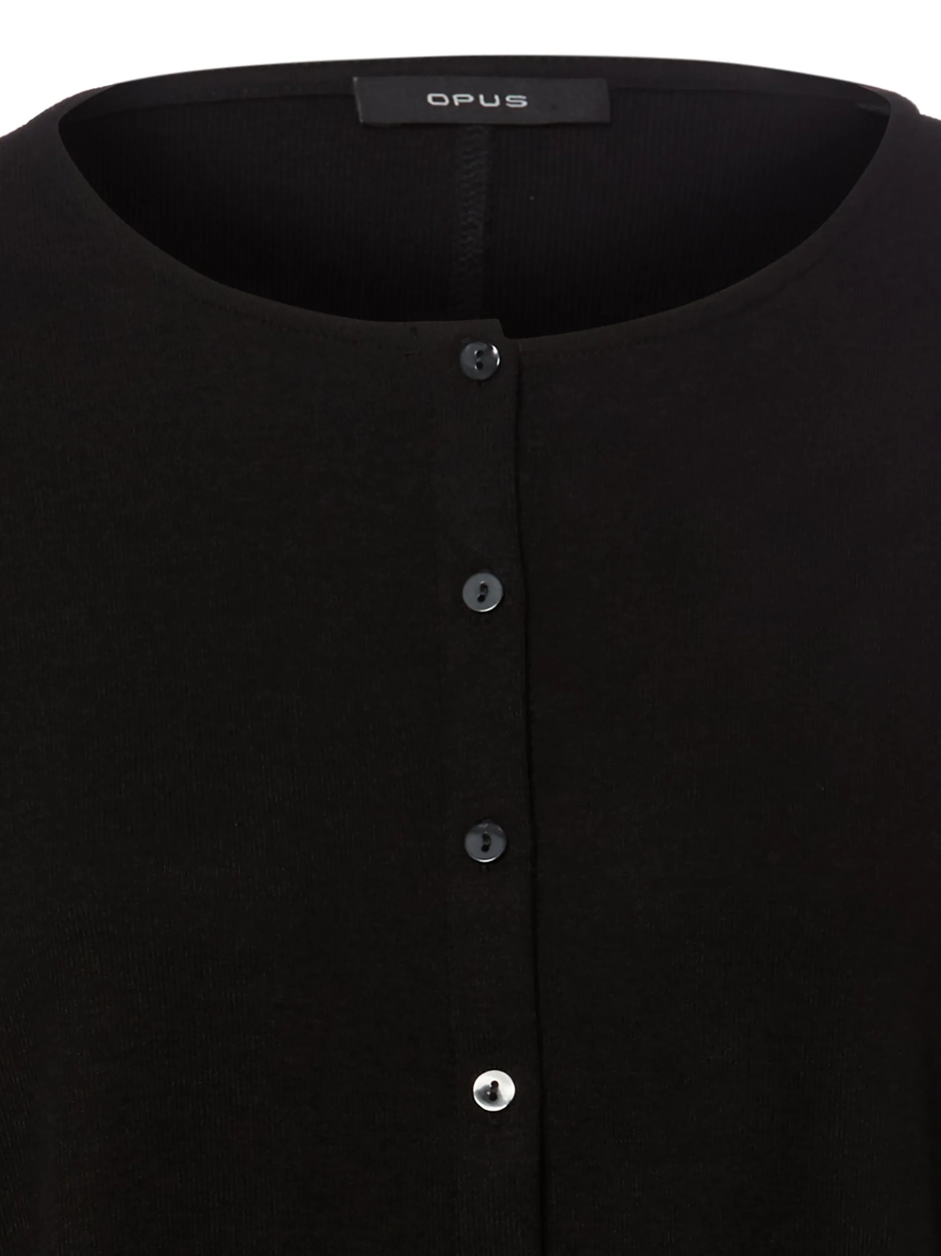 Opus Damen Langarmshirt - Sigefi in schwarz
