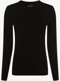 Opus Damen Langarmshirt - Smilla in schwarz