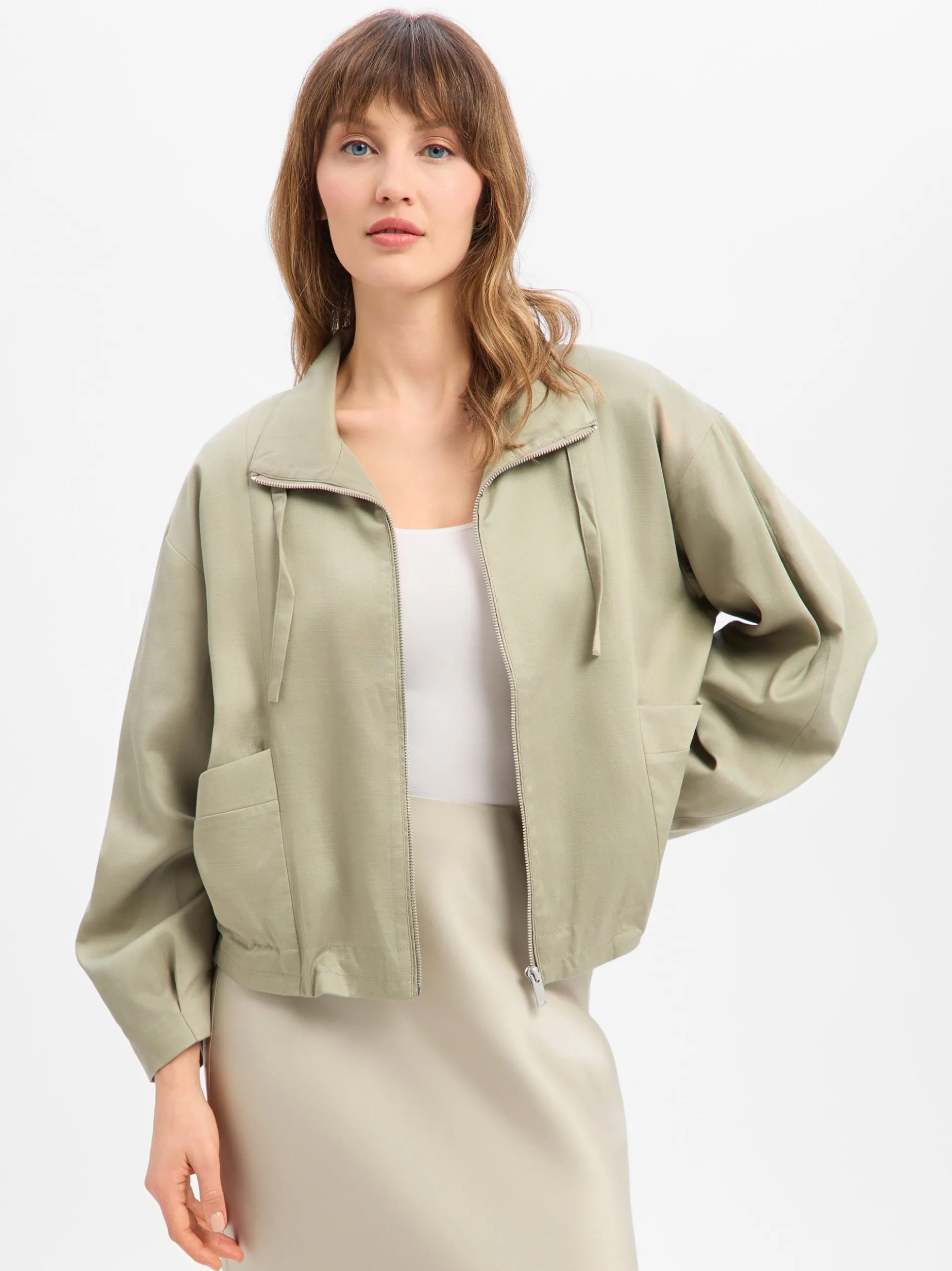 Opus Damen Sommerjacke - Jarusa in schilf